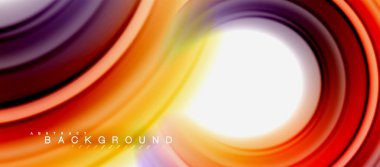 Gökkuşağı sıvı soyut girdap şekli, bükülmüş sıvı renkler tasarım, renkli mermer veya plastik dalgalı doku arka plan, çok renkli şablonu için iş veya teknoloji sunu veya web broşürü