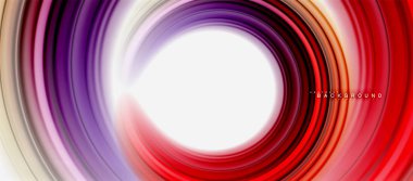 Gökkuşağı sıvı soyut girdap şekli, bükülmüş sıvı renkler tasarım, renkli mermer veya plastik dalgalı doku arka plan, çok renkli şablonu için iş veya teknoloji sunu veya web broşürü