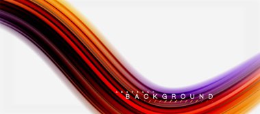 Gökkuşağı sıvı soyut girdap şekli, bükülmüş sıvı renkler tasarım, renkli mermer veya plastik dalgalı doku arka plan, çok renkli şablonu için iş veya teknoloji sunu veya web broşürü