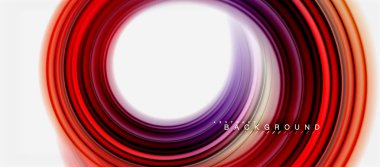 Gökkuşağı sıvı soyut girdap şekli, bükülmüş sıvı renkler tasarım, renkli mermer veya plastik dalgalı doku arka plan, çok renkli şablonu için iş veya teknoloji sunu veya web broşürü