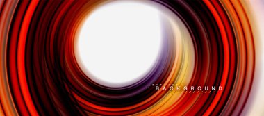 Gökkuşağı sıvı soyut girdap şekli, bükülmüş sıvı renkler tasarım, renkli mermer veya plastik dalgalı doku arka plan, çok renkli şablonu için iş veya teknoloji sunu veya web broşürü