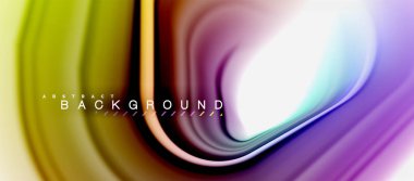 Gökkuşağı sıvı soyut girdap şekli, bükülmüş sıvı renkler tasarım, renkli mermer veya plastik dalgalı doku arka plan, çok renkli şablonu için iş veya teknoloji sunu veya web broşürü