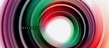 Gökkuşağı sıvı soyut girdap şekli, bükülmüş sıvı renkler tasarım, renkli mermer veya plastik dalgalı doku arka plan, çok renkli şablonu için iş veya teknoloji sunu veya web broşürü