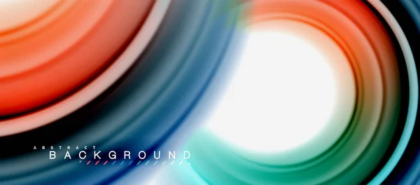Rainbow vätska abstrakt virvel form, twisted flytande färger design, färgglada marmor eller plast vågig textur bakgrund, mångfärgade mall för företag eller teknik presentation eller web broschyr — Stock vektor