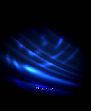 Neon parlayan techno hatları, yüksek teknoloji fütüristik arka plan şablonu kare şekilleri ile