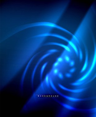 Neon parlayan techno hatları, yüksek teknoloji fütüristik arka plan şablonu kare şekilleri ile