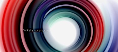 Gökkuşağı sıvı soyut girdap şekli, bükülmüş sıvı renkler tasarım, renkli mermer veya plastik dalgalı doku arka plan, çok renkli şablonu için iş veya teknoloji sunu veya web broşürü