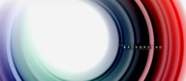 Gökkuşağı sıvı soyut girdap şekli, bükülmüş sıvı renkler tasarım, renkli mermer veya plastik dalgalı doku arka plan, çok renkli şablonu için iş veya teknoloji sunu veya web broşürü