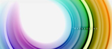 Gökkuşağı sıvı soyut girdap şekli, bükülmüş sıvı renkler tasarım, renkli mermer veya plastik dalgalı doku arka plan, çok renkli şablonu için iş veya teknoloji sunu veya web broşürü