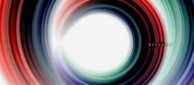 Gökkuşağı sıvı soyut girdap şekli, bükülmüş sıvı renkler tasarım, renkli mermer veya plastik dalgalı doku arka plan, çok renkli şablonu için iş veya teknoloji sunu veya web broşürü