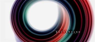 Gökkuşağı sıvı soyut girdap şekli, bükülmüş sıvı renkler tasarım, renkli mermer veya plastik dalgalı doku arka plan, çok renkli şablonu için iş veya teknoloji sunu veya web broşürü