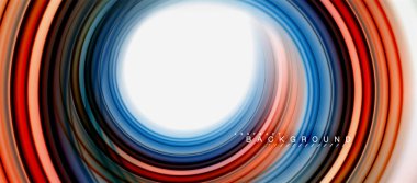 Gökkuşağı sıvı soyut girdap şekli, bükülmüş sıvı renkler tasarım, renkli mermer veya plastik dalgalı doku arka plan, çok renkli şablonu için iş veya teknoloji sunu veya web broşürü