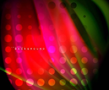 Neon holografik sıvı renkli dalga web, duvar kağıdı, desen, doku ve arka plan için