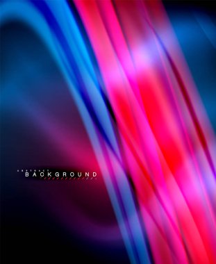 Neon holografik sıvı renkli dalga web, duvar kağıdı, desen, doku ve arka plan için