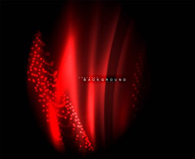 Neon parlayan techno hatları, yüksek teknoloji fütüristik arka plan şablonu kare şekilleri ile