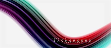 Gökkuşağı sıvı soyut girdap şekli, bükülmüş sıvı renkler tasarım, renkli mermer veya plastik dalgalı doku arka plan, çok renkli şablonu için iş veya teknoloji sunu veya web broşürü