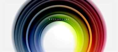 Gökkuşağı sıvı renkli arka plan - girdap ve daireler, bükülmüş sıvı renkler, renkli mermer veya plastik dalgalı doku zemin, çok renkli şablonu için iş veya teknoloji