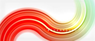 Gökkuşağı sıvı renkli arka plan - girdap ve daireler, bükülmüş sıvı renkler, renkli mermer veya plastik dalgalı doku zemin, çok renkli şablonu için iş veya teknoloji