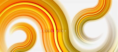 Gökkuşağı sıvı renkli arka plan - girdap ve daireler, bükülmüş sıvı renkler, renkli mermer veya plastik dalgalı doku zemin, çok renkli şablonu için iş veya teknoloji