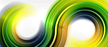 Gökkuşağı sıvı renkli arka plan - girdap ve daireler, bükülmüş sıvı renkler, renkli mermer veya plastik dalgalı doku zemin, çok renkli şablonu için iş veya teknoloji