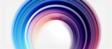 Gökkuşağı sıvı renkli arka plan - girdap ve daireler, bükülmüş sıvı renkler, renkli mermer veya plastik dalgalı doku zemin, çok renkli şablonu için iş veya teknoloji