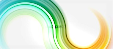 Gökkuşağı sıvı renkli arka plan - girdap ve daireler, bükülmüş sıvı renkler, renkli mermer veya plastik dalgalı doku zemin, çok renkli şablonu için iş veya teknoloji