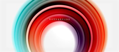 Gökkuşağı sıvı renkli arka plan - girdap ve daireler, bükülmüş sıvı renkler, renkli mermer veya plastik dalgalı doku zemin, çok renkli şablonu için iş veya teknoloji