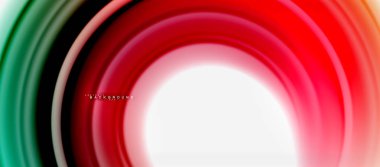 Gökkuşağı sıvı renkli arka plan - girdap ve daireler, bükülmüş sıvı renkler, renkli mermer veya plastik dalgalı doku zemin, çok renkli şablonu için iş veya teknoloji