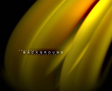 Neon parlayan dalga, sihirli enerji ve ışık arka plan. Vektör duvar kağıdı şablonu