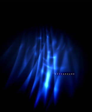 Neon parlayan techno hatları, yüksek teknoloji fütüristik arka plan şablonu kare şekilleri ile