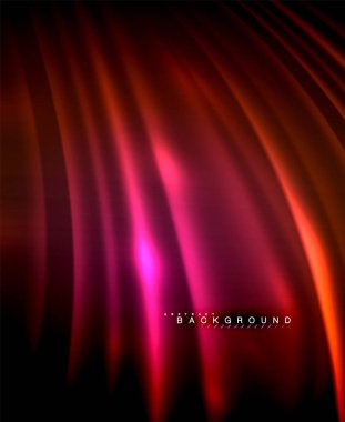 Neon parlayan techno hatları, yüksek teknoloji fütüristik arka plan şablonu kare şekilleri ile