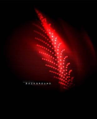 Neon parlayan techno hatları, yüksek teknoloji fütüristik arka plan şablonu kare şekilleri ile