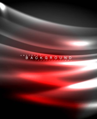 Neon parlayan techno hatları, yüksek teknoloji fütüristik arka plan şablonu kare şekilleri ile