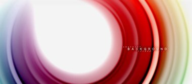 Gökkuşağı sıvı soyut girdap şekli, bükülmüş sıvı renkler tasarım, renkli mermer veya plastik dalgalı doku arka plan, çok renkli şablonu için iş veya teknoloji sunu veya web broşürü