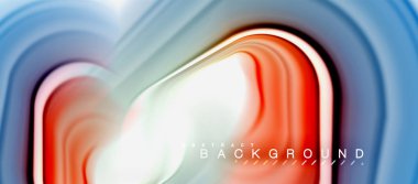 Gökkuşağı sıvı soyut girdap şekli, bükülmüş sıvı renkler tasarım, renkli mermer veya plastik dalgalı doku arka plan, çok renkli şablonu için iş veya teknoloji sunu veya web broşürü