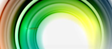 Gökkuşağı sıvı renkli arka plan - girdap ve daireler, bükülmüş sıvı renkler, renkli mermer veya plastik dalgalı doku zemin, çok renkli şablonu için iş veya teknoloji