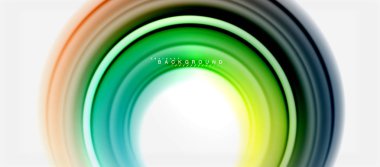 Gökkuşağı sıvı renkli arka plan - girdap ve daireler, bükülmüş sıvı renkler, renkli mermer veya plastik dalgalı doku zemin, çok renkli şablonu için iş veya teknoloji