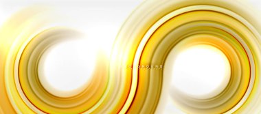 Gökkuşağı sıvı renkli arka plan - girdap ve daireler, bükülmüş sıvı renkler, renkli mermer veya plastik dalgalı doku zemin, çok renkli şablonu için iş veya teknoloji