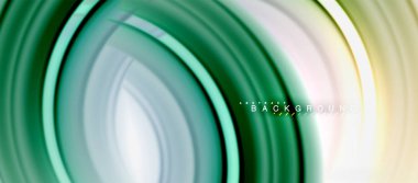 Gökkuşağı sıvı renkli arka plan - girdap ve daireler, bükülmüş sıvı renkler, renkli mermer veya plastik dalgalı doku zemin, çok renkli şablonu için iş veya teknoloji