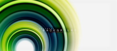 Gökkuşağı sıvı renkli arka plan - girdap ve daireler, bükülmüş sıvı renkler, renkli mermer veya plastik dalgalı doku zemin, çok renkli şablonu için iş veya teknoloji