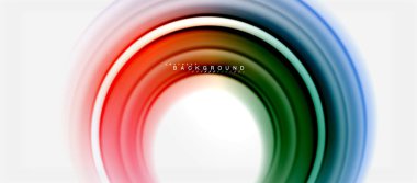 Gökkuşağı sıvı renkli arka plan - girdap ve daireler, bükülmüş sıvı renkler, renkli mermer veya plastik dalgalı doku zemin, çok renkli şablonu için iş veya teknoloji