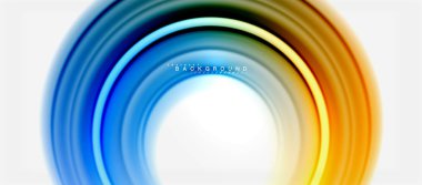 Gökkuşağı sıvı renkli arka plan - girdap ve daireler, bükülmüş sıvı renkler, renkli mermer veya plastik dalgalı doku zemin, çok renkli şablonu için iş veya teknoloji