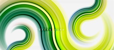 Gökkuşağı sıvı renkli arka plan - girdap ve daireler, bükülmüş sıvı renkler, renkli mermer veya plastik dalgalı doku zemin, çok renkli şablonu için iş veya teknoloji