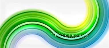 Gökkuşağı sıvı renkli arka plan - girdap ve daireler, bükülmüş sıvı renkler, renkli mermer veya plastik dalgalı doku zemin, çok renkli şablonu için iş veya teknoloji