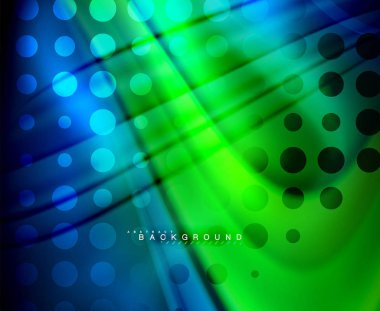 Neon holografik sıvı renkli dalga web, duvar kağıdı, desen, doku ve arka plan için