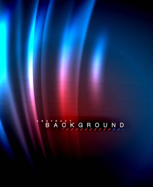 Neon parlayan techno hatları, yüksek teknoloji fütüristik arka plan şablonu kare şekilleri ile