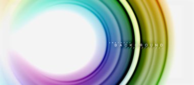 Gökkuşağı sıvı soyut girdap şekli, bükülmüş sıvı renkler tasarım, renkli mermer veya plastik dalgalı doku arka plan, çok renkli şablonu için iş veya teknoloji sunu veya web broşürü