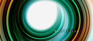 Gökkuşağı sıvı soyut girdap şekli, bükülmüş sıvı renkler tasarım, renkli mermer veya plastik dalgalı doku arka plan, çok renkli şablonu için iş veya teknoloji sunu veya web broşürü