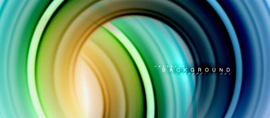 Gökkuşağı sıvı renkli arka plan - girdap ve daireler, bükülmüş sıvı renkler, renkli mermer veya plastik dalgalı doku zemin, çok renkli şablonu için iş veya teknoloji