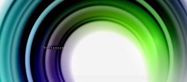 Gökkuşağı sıvı renkli arka plan - girdap ve daireler, bükülmüş sıvı renkler, renkli mermer veya plastik dalgalı doku zemin, çok renkli şablonu için iş veya teknoloji